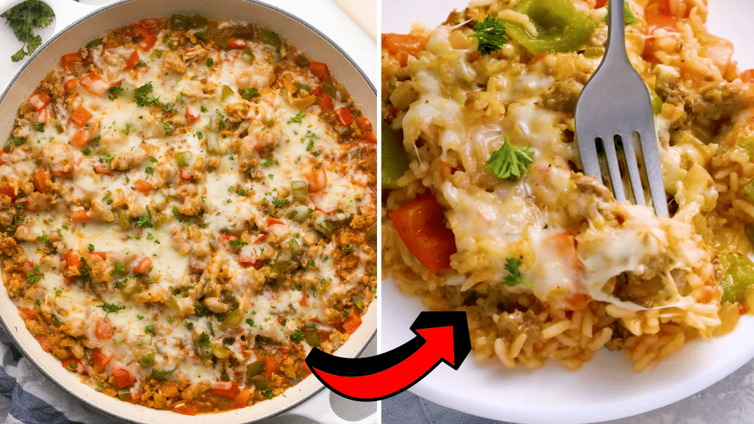 Easy Stuffed Pepper Casserole Recipe | DIY Joy Projects and Crafts Ideas