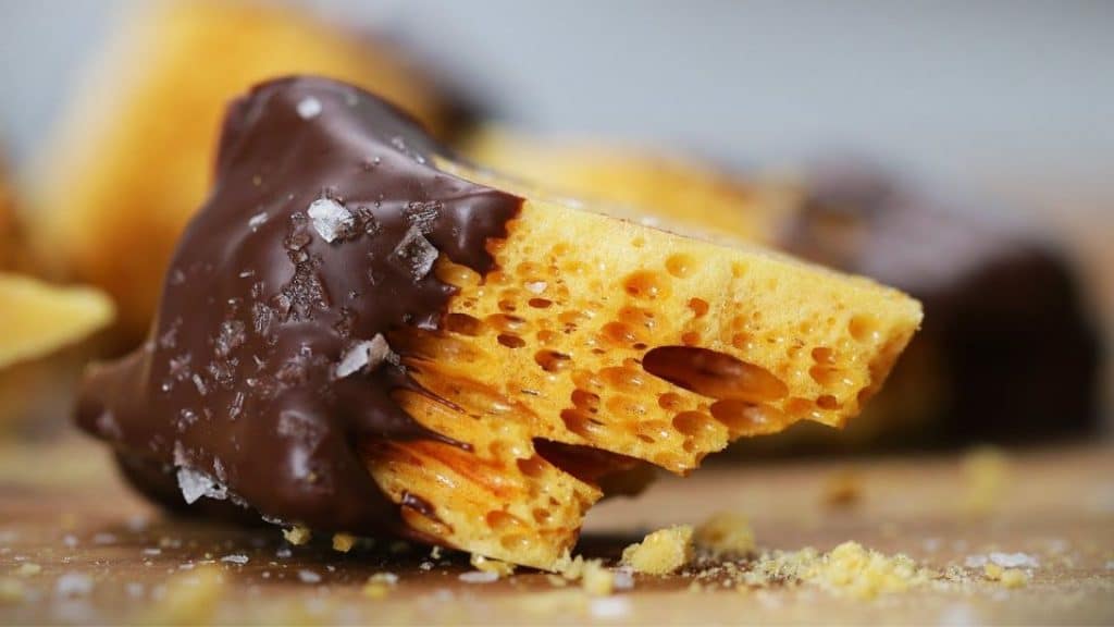 Honeycomb Toffee (4-Ingredient Recipe)