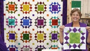 Hourglass Wreath Quilt With Jenny Doan