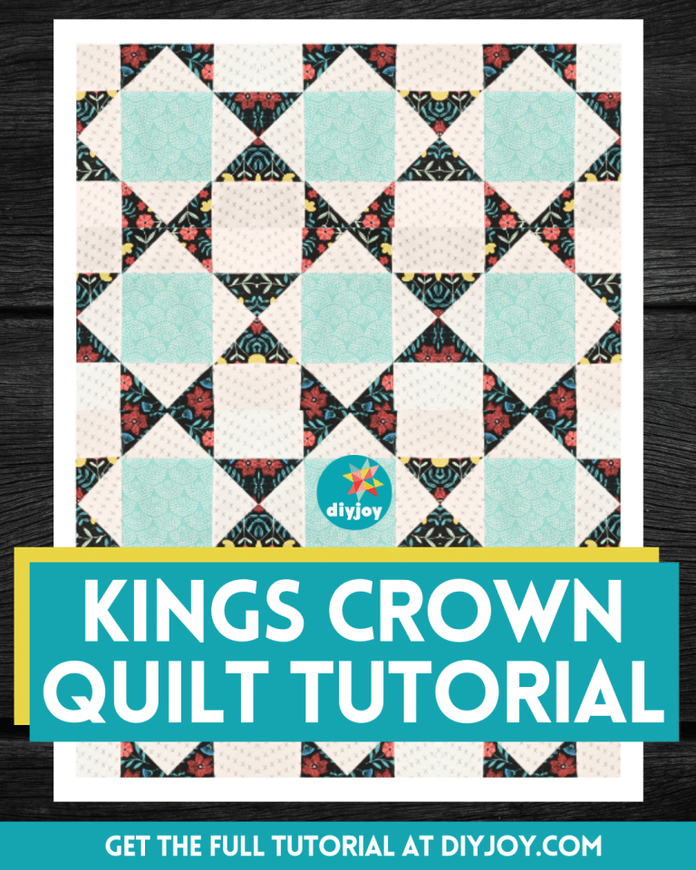 How to Make a Kings Crown Quilt - DIY Joy