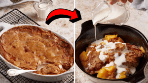 How to Make Peach Cobbler Pudding