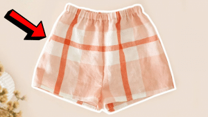 How to Sew a Simple Pajama Shorts for Beginners