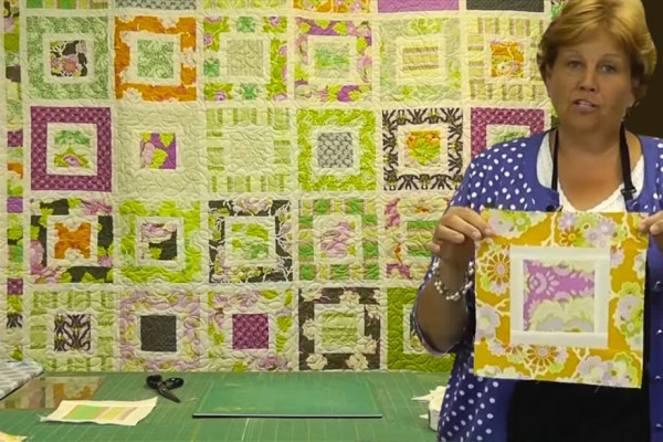 Square in a Square Quilt With Jenny Doan