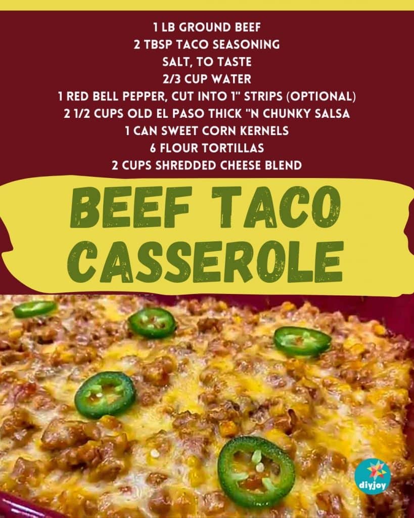 Beef Taco Casserole Recipe