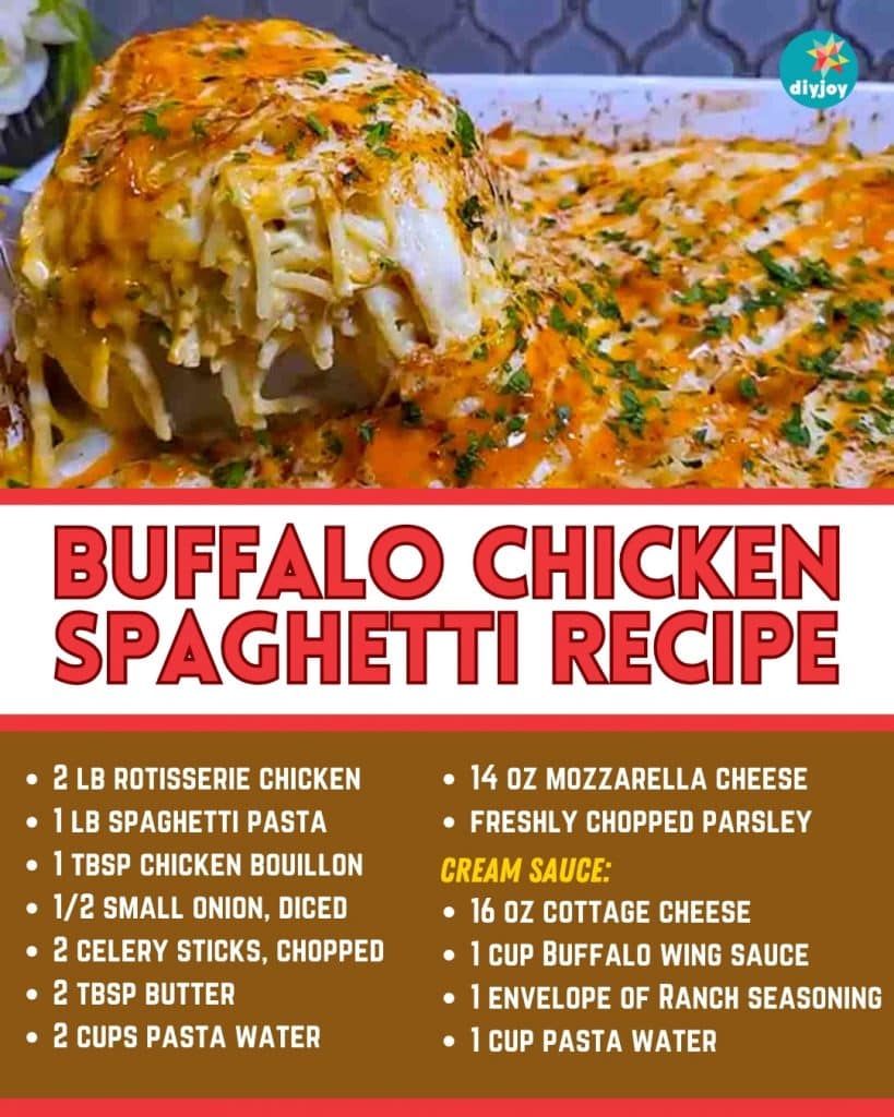 Buffalo Chicken Spaghetti Recipe