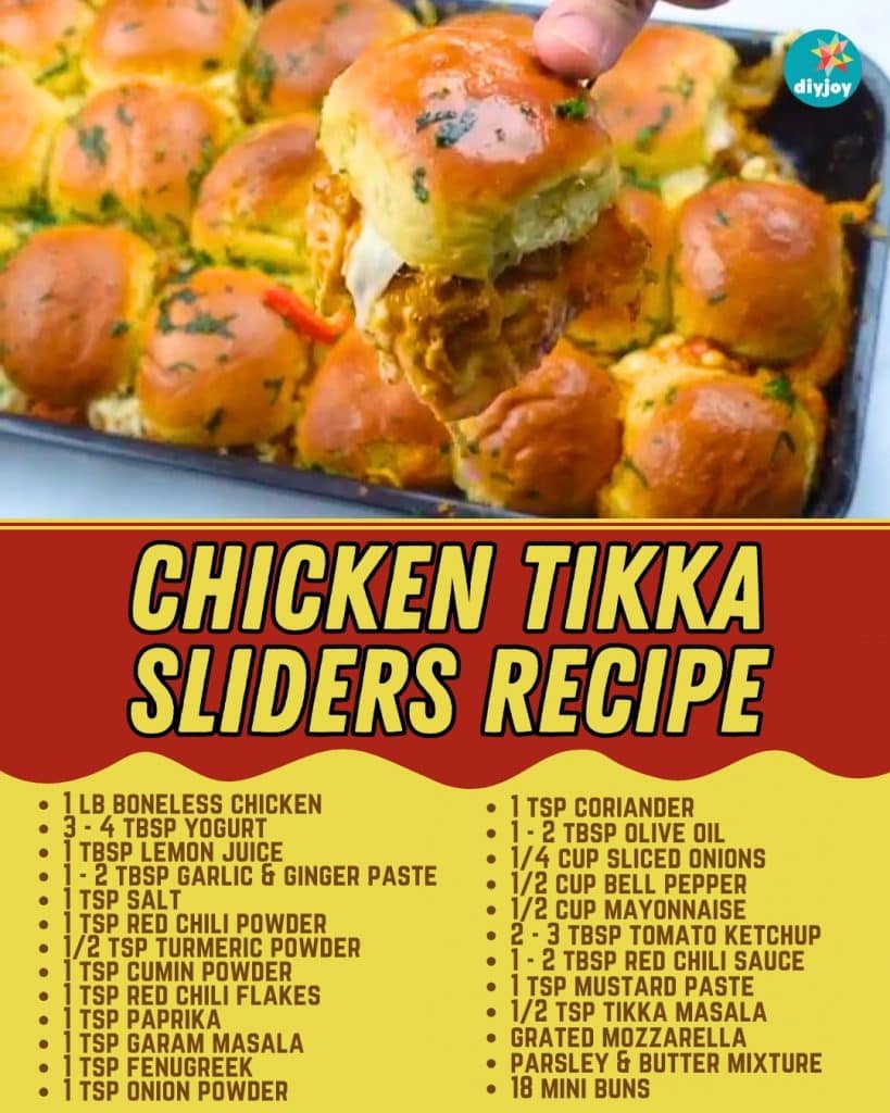 Chicken Tikka Sliders Recipe