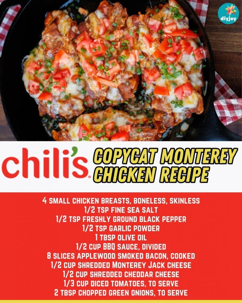 Chili's Copycat Monterey Chicken Recipe