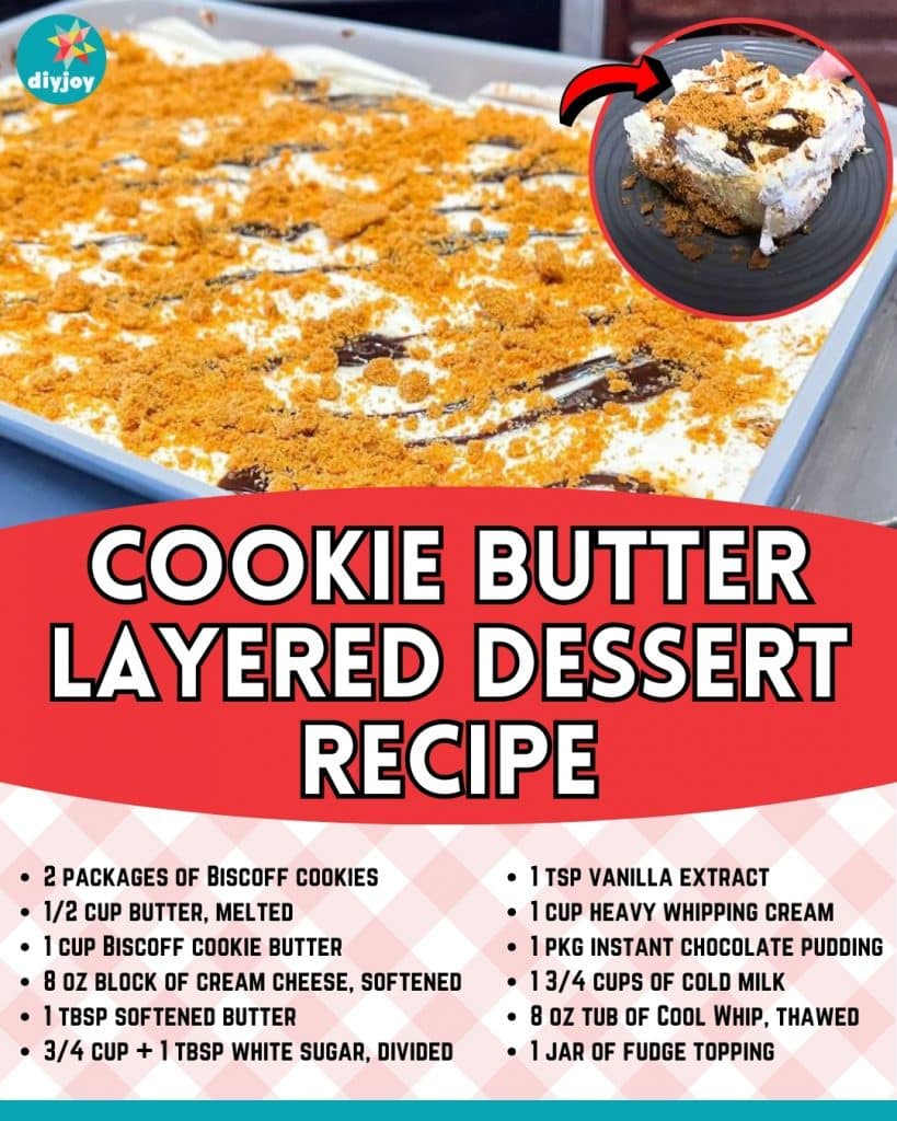Cookie Butter Layered Dessert Recipe
