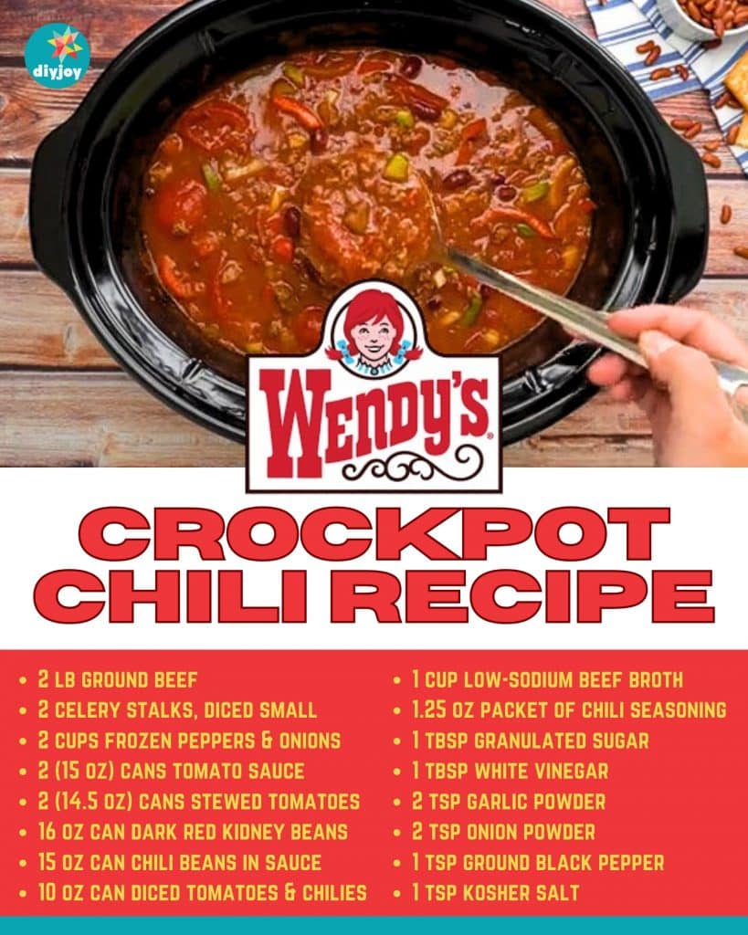 Crockpot Wendy's Chili Recipe