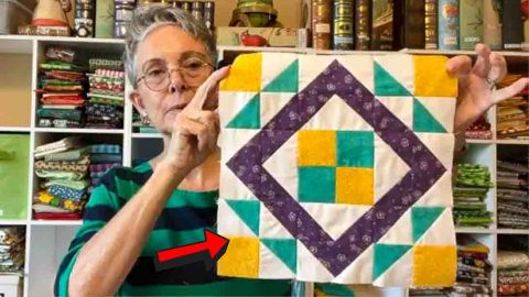 Diamond Point Quilt Block Tutorial | DIY Joy Projects and Crafts Ideas