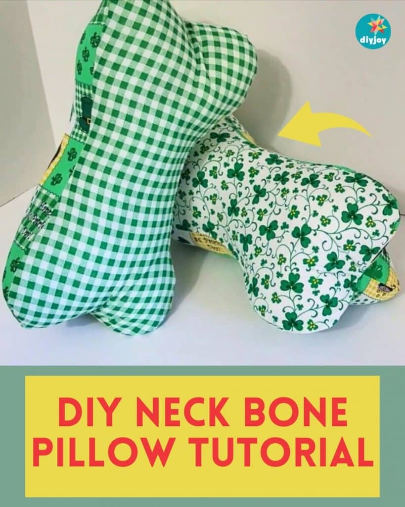 DIY Neck Bone Pillow Tutorial