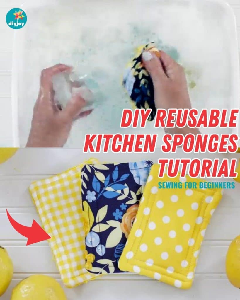 DIY Reusable Kitchen Sponges Tutorial
