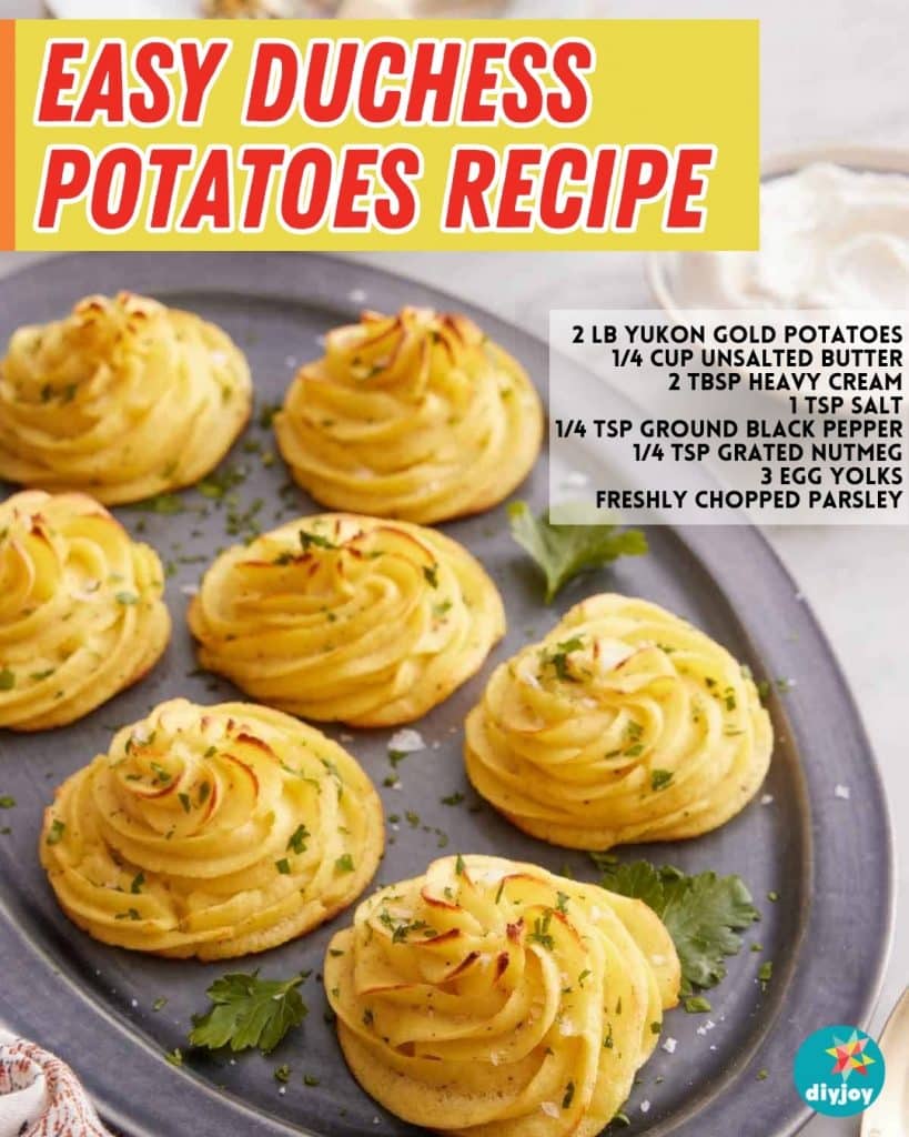 Easy Duchess Potatoes Recipe