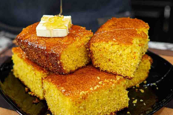 Grandma's Honey Butter Cornbread Recipe