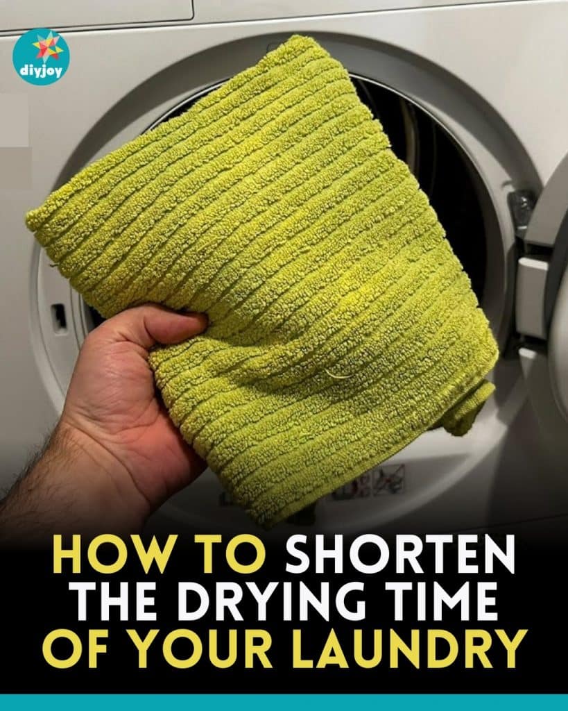 Simple Hack To Shorten The Drying Time Of Your Laundry