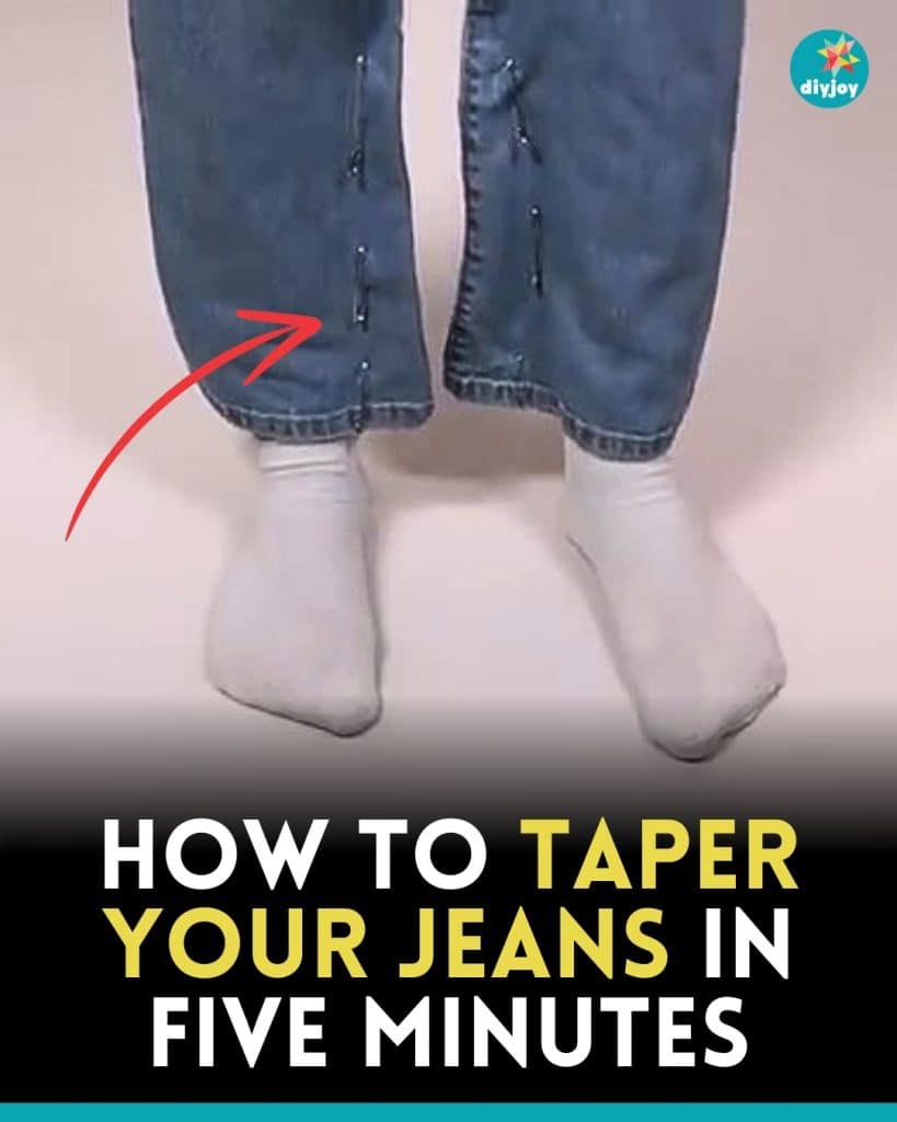 How To Taper Your Jeans In 5 Minutes