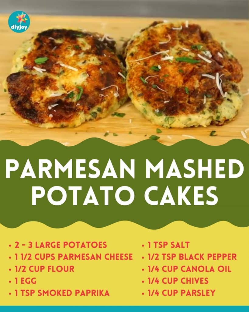 Parmesan Mashed Potato Cakes Recipe