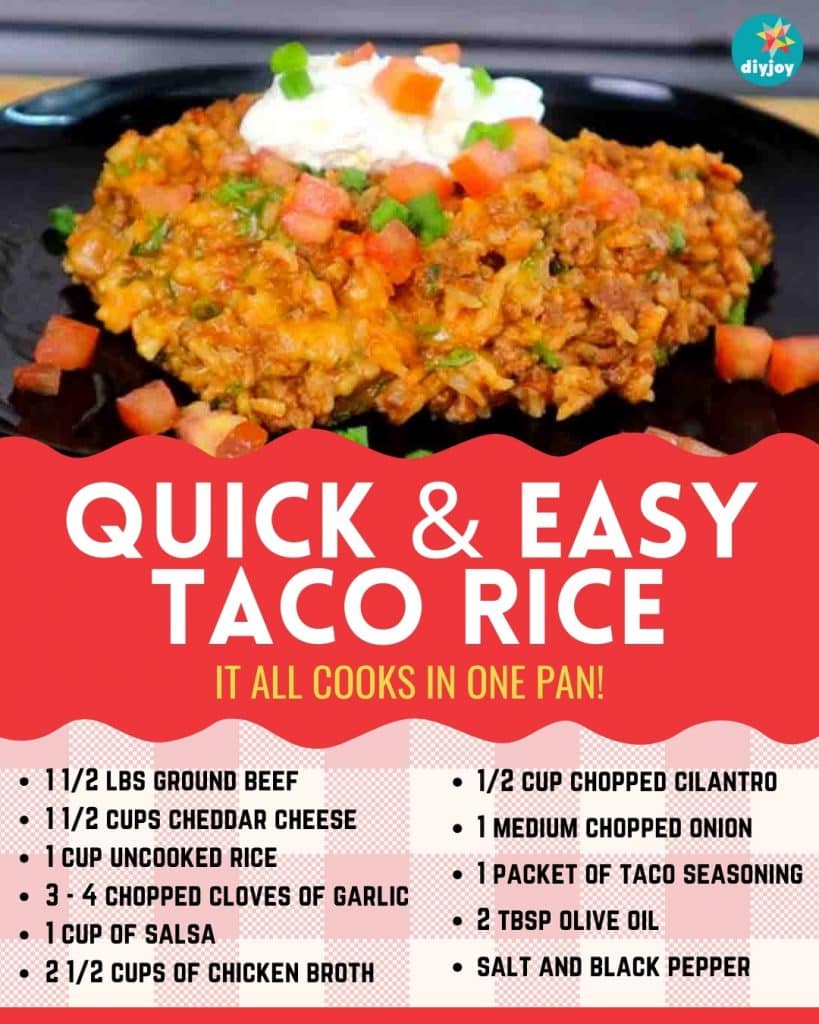 Quick and Easy Taco Rice Recipe