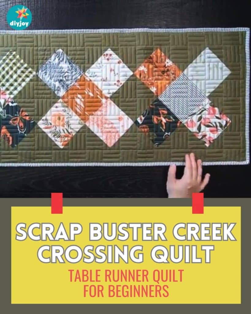 Scrap Buster Creek Crossing Quilt Tutorial
