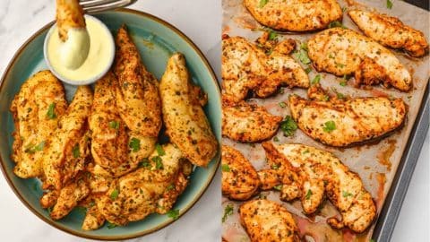 20-Minute Baked Chicken Tenders | DIY Joy Projects and Crafts Ideas