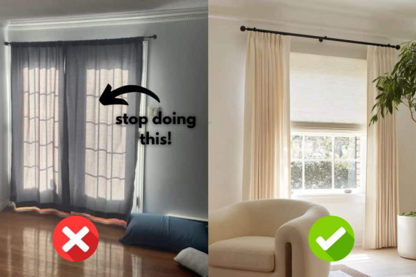 5 Rules for Hanging Curtains