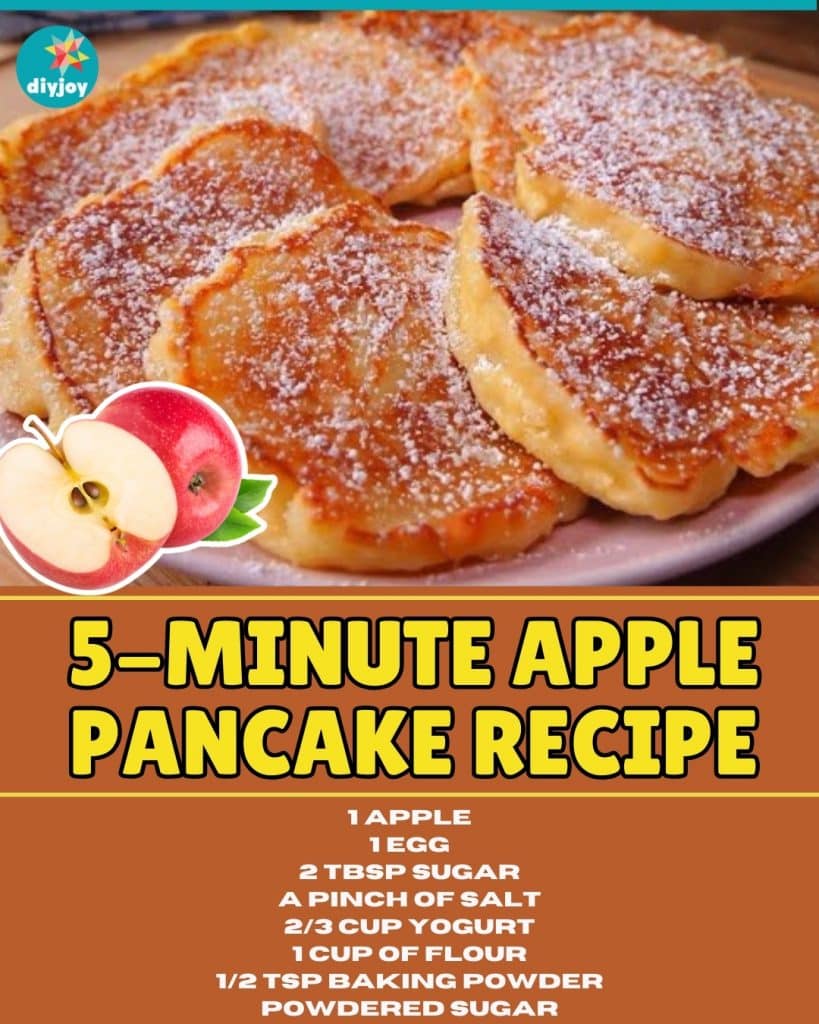 5-Minute Apple Pancake Recipe
