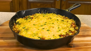 Cheesy Beef & Rice Skillet Meal Recipe