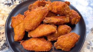 Crispy Fried Garlic Chicken Party Wings Recipe