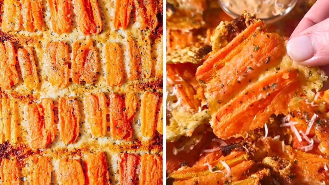 Crispy Smashed Baby Carrots With Parmesan | DIY Joy Projects and Crafts Ideas