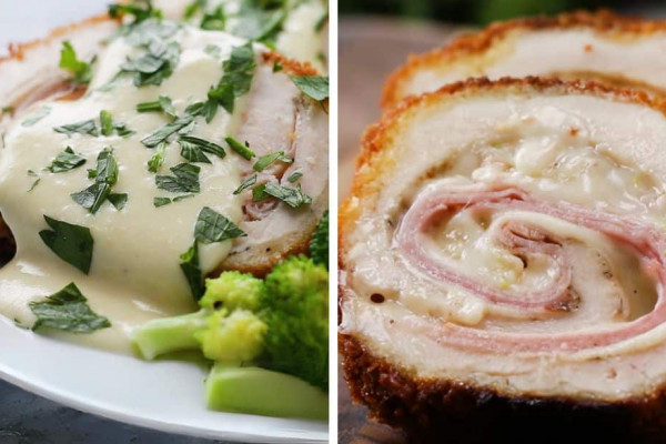 Crispy and Creamy Chicken Cordon Bleu