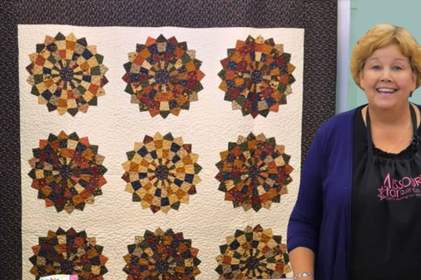 Easy Checkered Dreseden Quilt With Jenny Doan