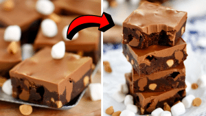 Easy Chocolate Peanut Butter Brownies Recipe