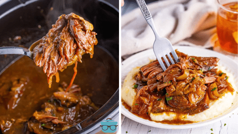 Easy Crockpot French Onion Pot Roast Recipe | DIY Joy Projects and Crafts Ideas