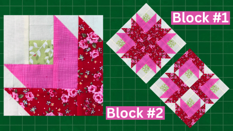 Easy Double Tulip Quilt Block Tutorial | DIY Joy Projects and Crafts Ideas