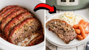Easy Homestyle Crockpot Meatloaf Recipe