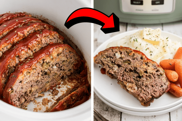 Easy Homestyle Crockpot Meatloaf Recipe