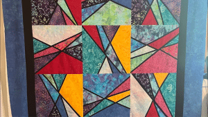 Easy Kaleidoscope Stained Glass Quilt Tutorial