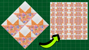 Easy Lily Quilt Block Tutorial