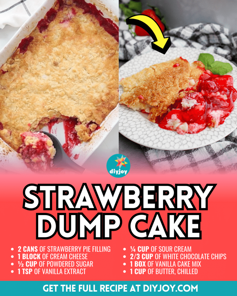 Easy Strawberry Dump Cake Recipe 