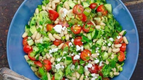 Easy White Bean Salad | DIY Joy Projects and Crafts Ideas