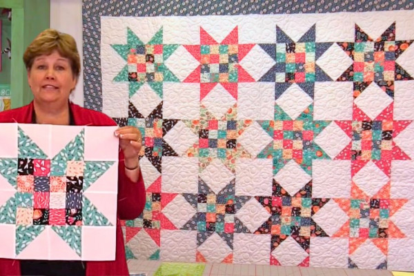 Four Patch Stars Quilt With Jenny Doan
