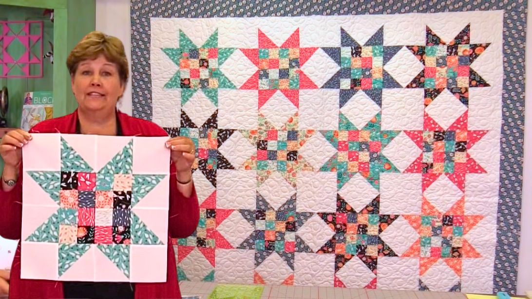 Four Patch Stars Quilt With Jenny Doan | DIY Joy Projects and Crafts Ideas