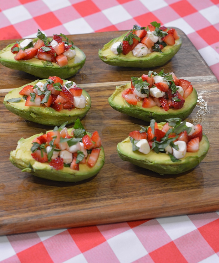 Healthy Strawberry Salad Recipe Idea With Avocado