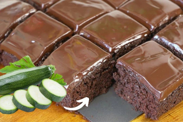 Healthy Zucchini Brownies Recipe