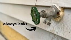 How to Fix a Leaking Outdoor Faucet - DIY Joy