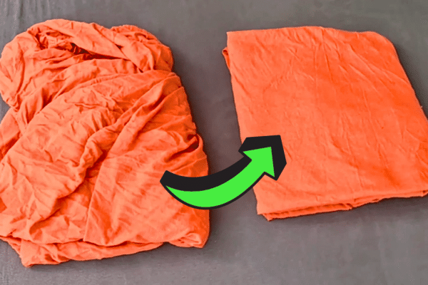 How to Fold a Bed Sheet in 12 Seconds