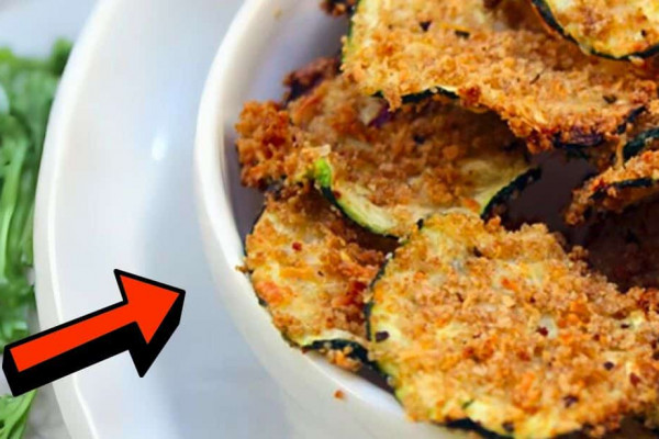 Oven Baked Zucchini Chips