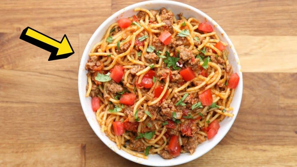 Quick and Easy One Pot Taco Spaghetti 1