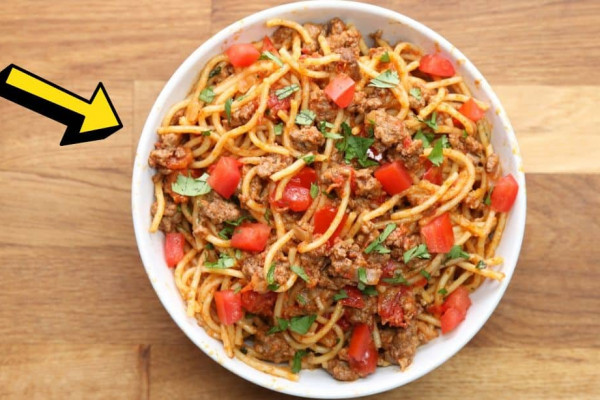 Quick and Easy One Pot Taco Spaghetti 1