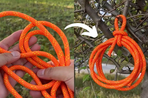 The Easiest Way to Coil Rope